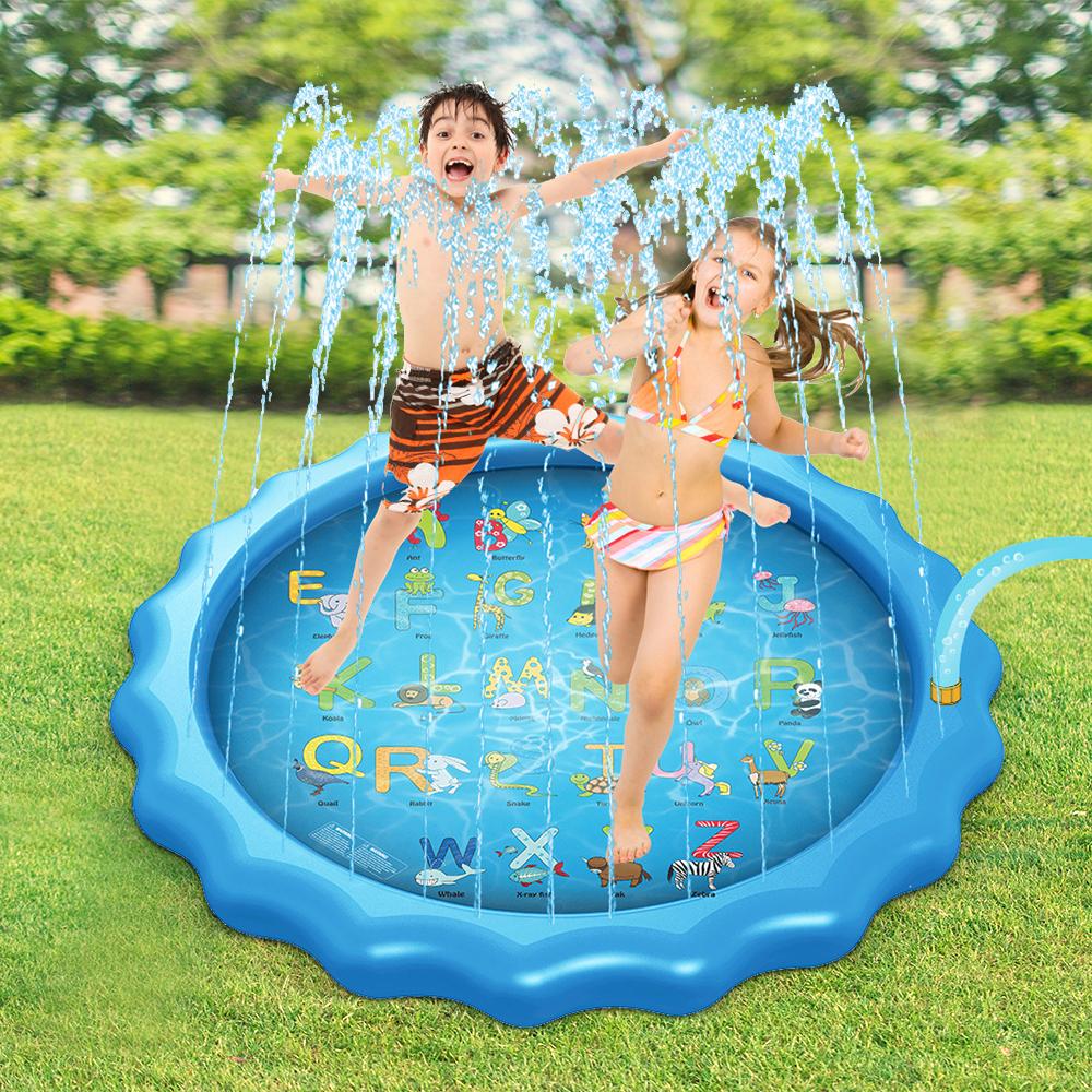 Bể bơi phun nước bằng hơi cho trẻ em, đồ chơi mùa hè cho trẻ