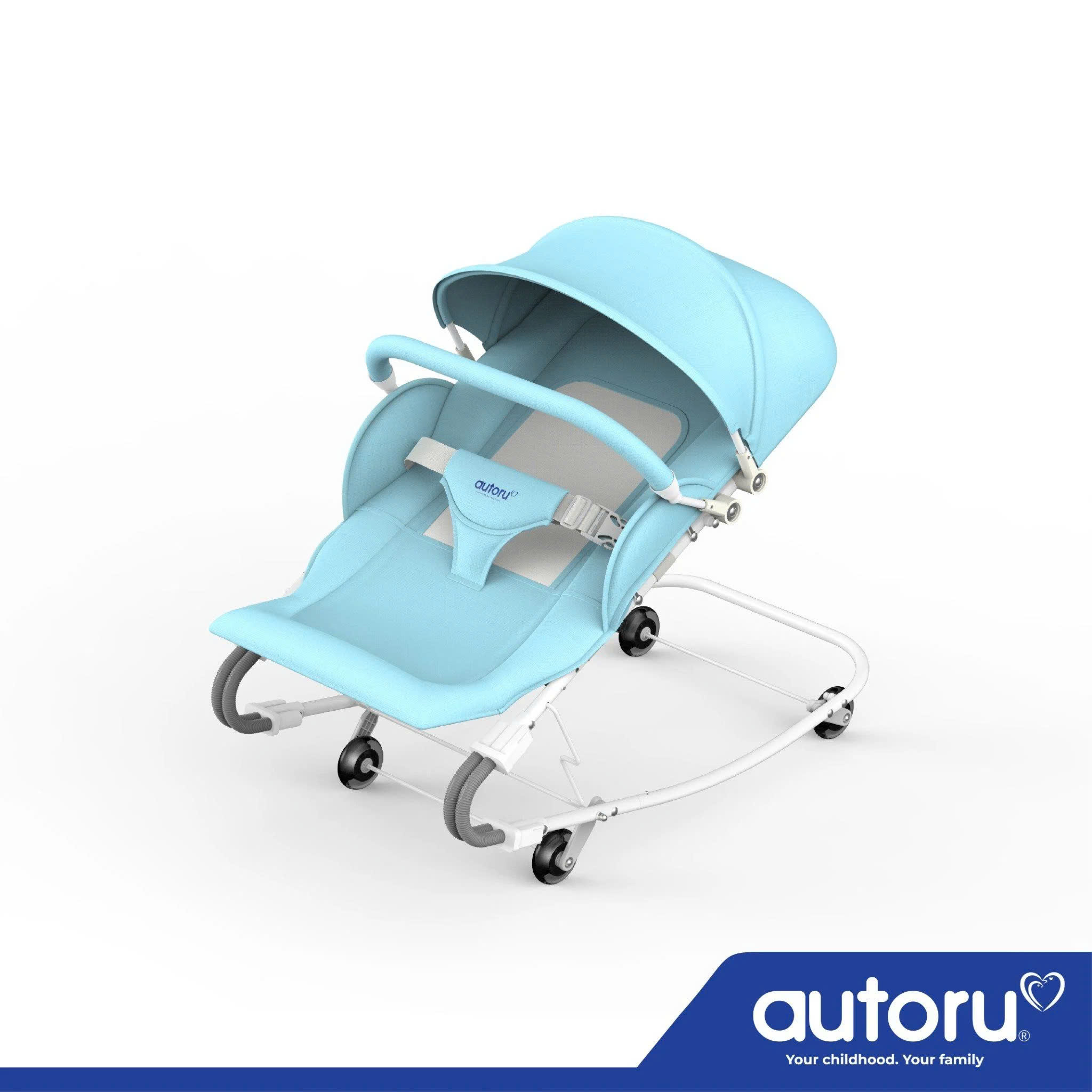 Ghế nằm Ăn Bột Có Mui Autoru F2 Hàng chính hãng
