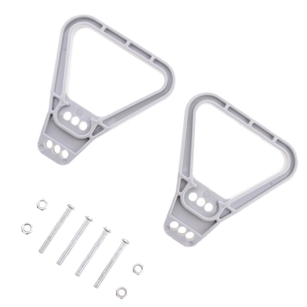 2 Pieces 600V 350A Winch Trailer Battery Connector Plug Handle Grip Grey