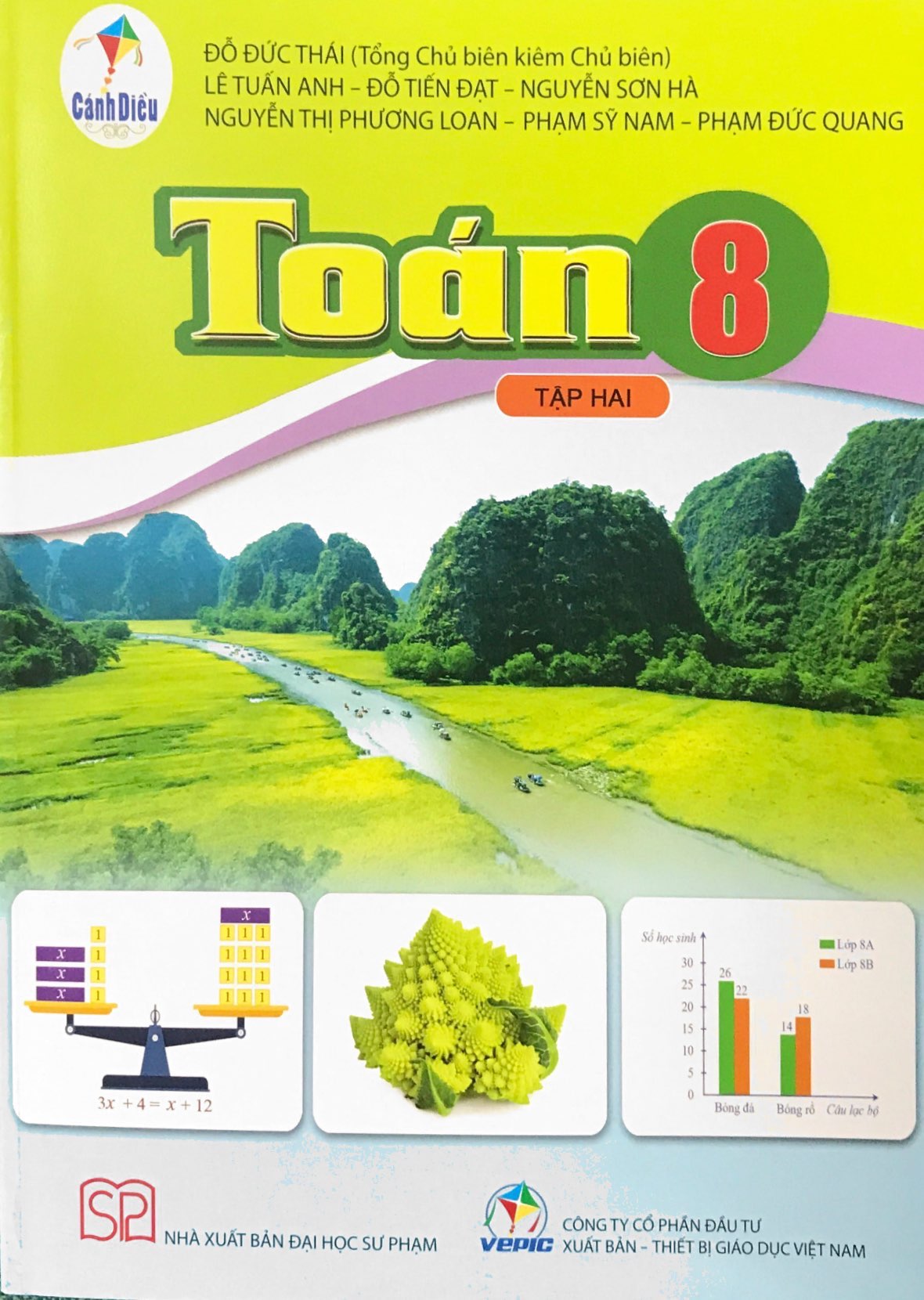 Sách Toán Lớp 8 Tập 2 - Bộ Cánh Diều