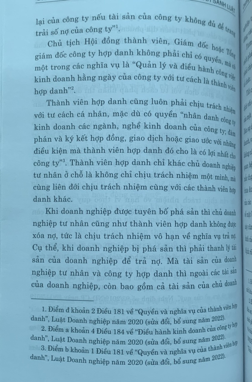 Kinh Doanh Sành Luật (Ứng dụng luật danh nghiệp luật 2020 sửa đổi, bổ sung 2022 và quy định liên quan)