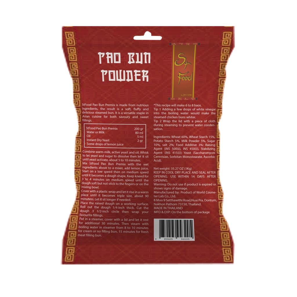 BỘT BÁNH BAO TRỘN SẴN STFOOD 400 G (STFOOD PAO BUN POWDER 400 G)