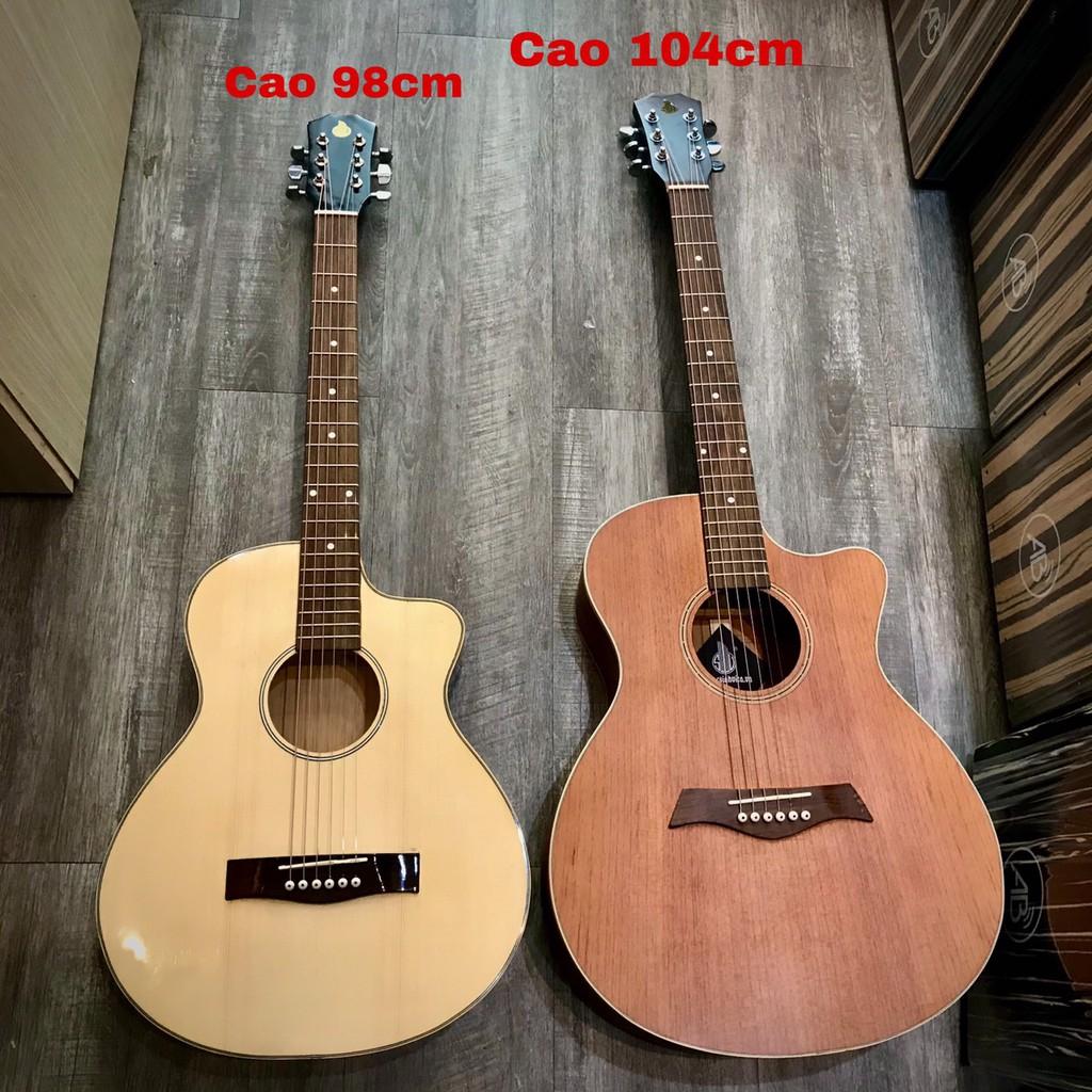 Đàn guitar mini 3/4 acoustic - Cao 98cm - Tăng 6 phụ kiện - Âm vang sáng