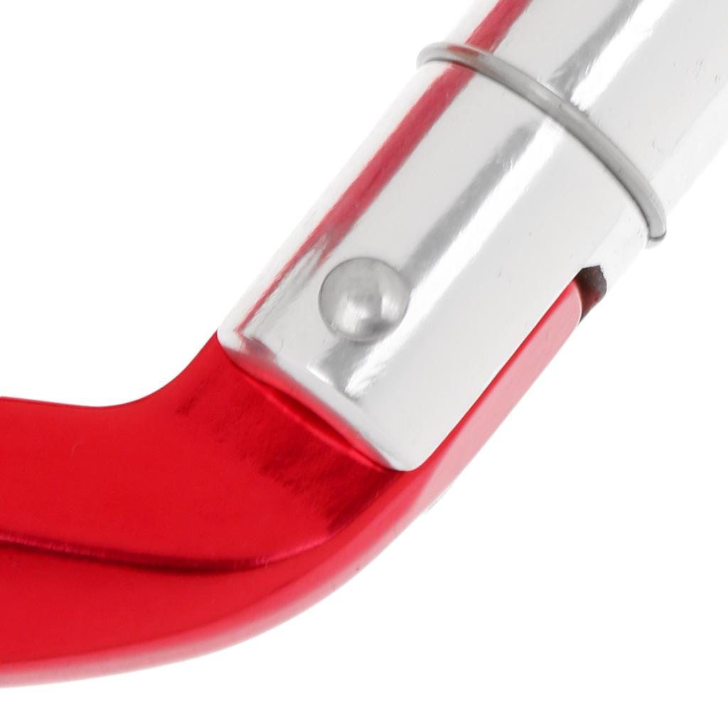 Aluminum D-Ring Carabiner Rock Climbing Screw Locking Karabiners 30KN Red