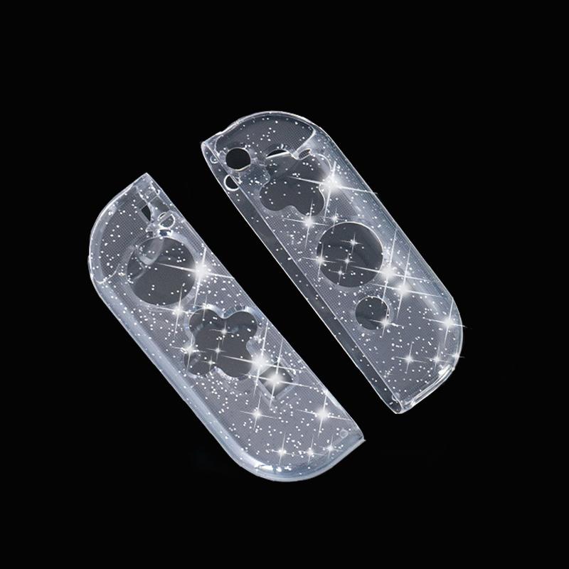 Vỏ bọc bảo vệ vỏ bling trong suốt cho Nintendo Switch NS OLED Joy-Con long lanh pha lê mờ Clear TPU Protector Màu sắc