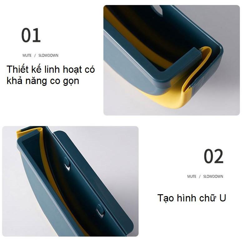 Thùng rác treo cửa tủ gấp gọn- thùng rác mini KT018