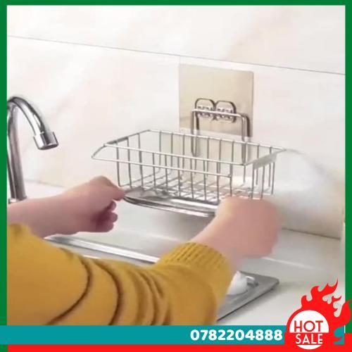 Giá Inox Đựng Dụng Cụ Rửa Bát Dán Tường Hbh - CH Hương Thị Miễn Phí Vận Chuyển