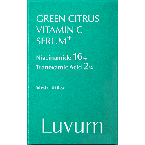 Tinh chất dưỡng sáng da Luvum Green Citrus Vitamin C Serum Plus (30ml) - Hàng chính hãng