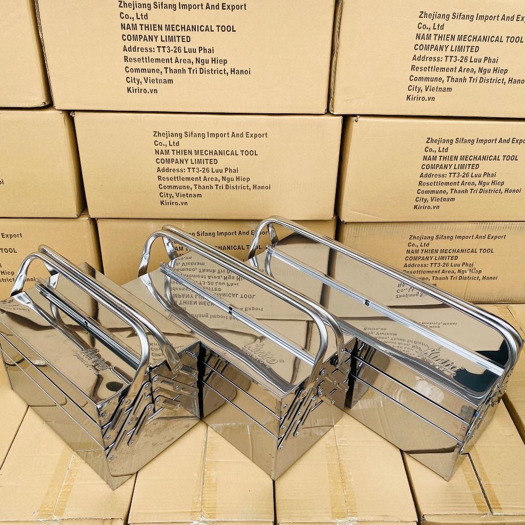 Thùng đựng đồ nghề kirito chất liệu inox 201 và inox 304 cao cấp với nhiều kích thước khác nhau