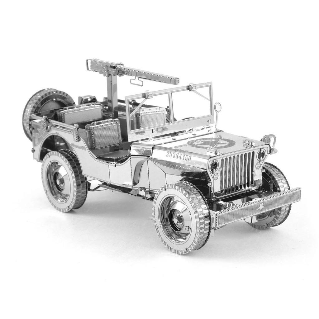 Mô Hình Lắp Ghép 3d Kim Loại xe tank cỡ lớn