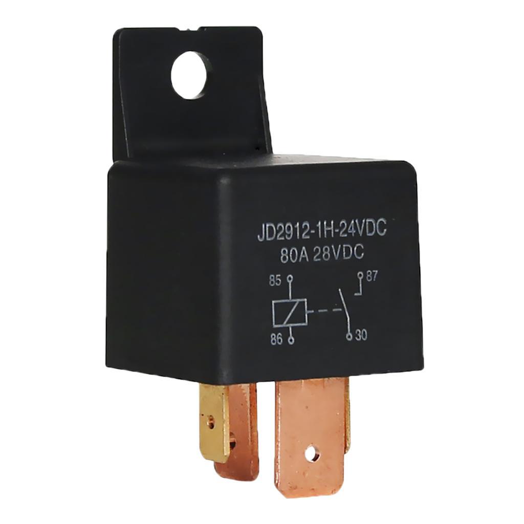 3xJD2912-1H-24VDC Car Motorcycle DC28V 80A 4Pin Changeover Switch SPDT Relay