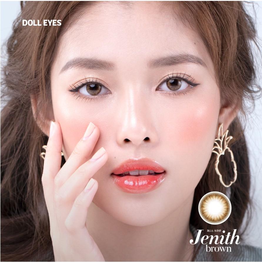 Kính áp tròng DOLL EYES Jenith Brown- Fall In Love Collection 13,5mm