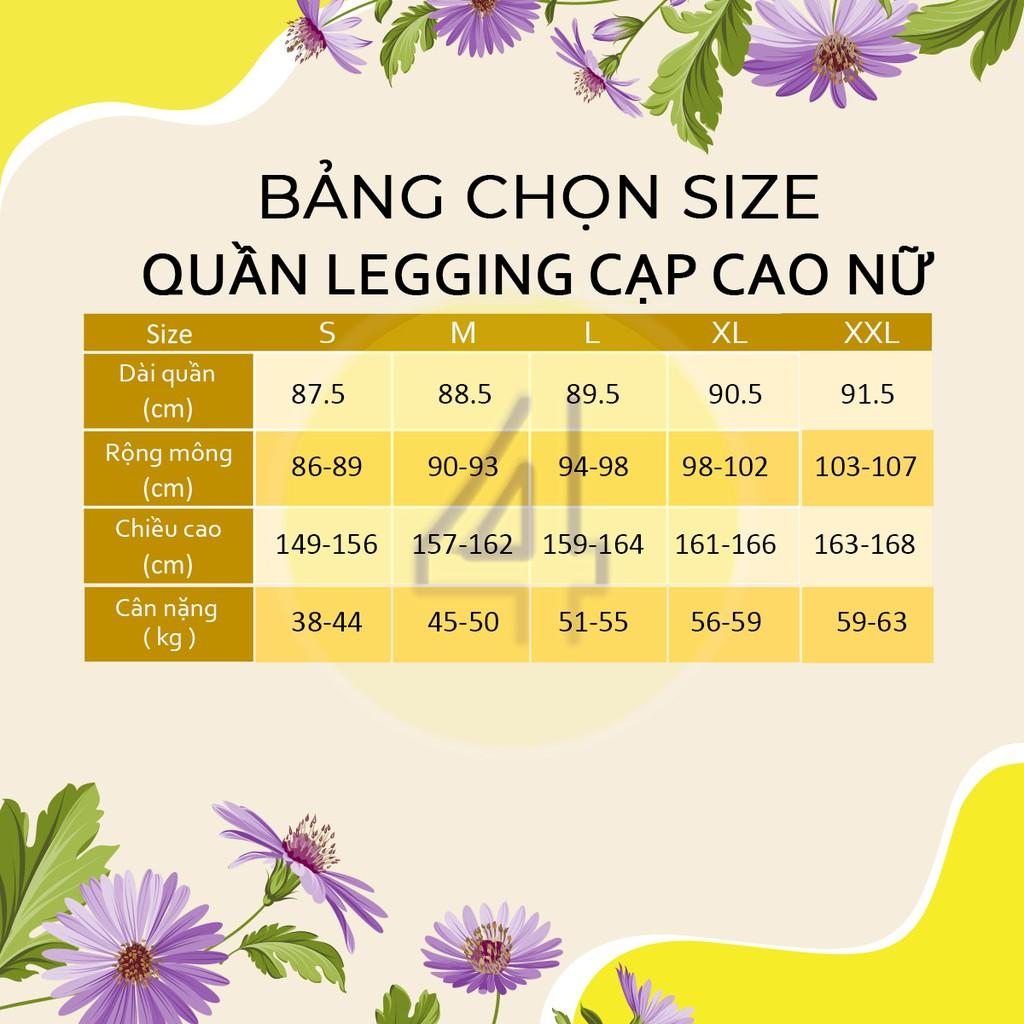 Quần legging nữ nâng mông 4LOVA dáng dài cạp cao giữ nhiệt, chất umi Hàn loại 1