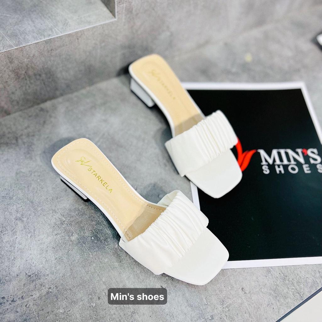 Min's Shoes - Giày guốc da mềm S348