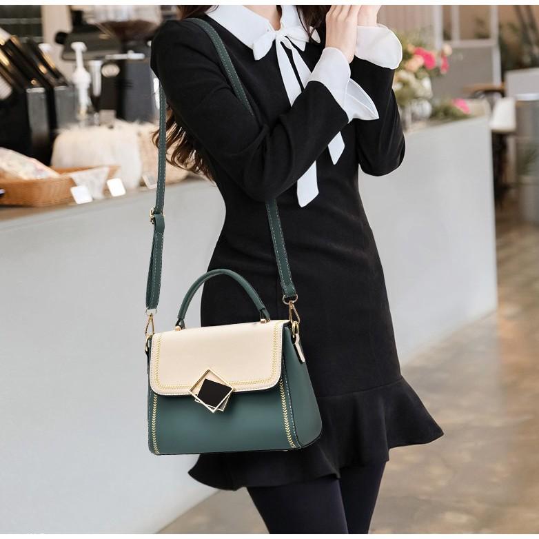 Túi xách nữ da mềm khóa thoi KT150