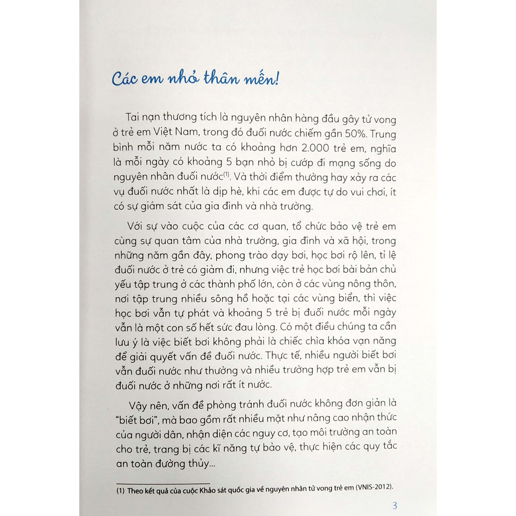 15 Bí Kíp Giúp Tớ An Toàn - Cẩm Nang Phòng Tránh Đuối Nước