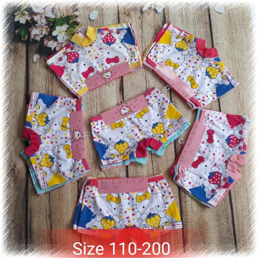 Combo 3 quần chip đùi bé gái xinh mát mùa hè hàng vnxk