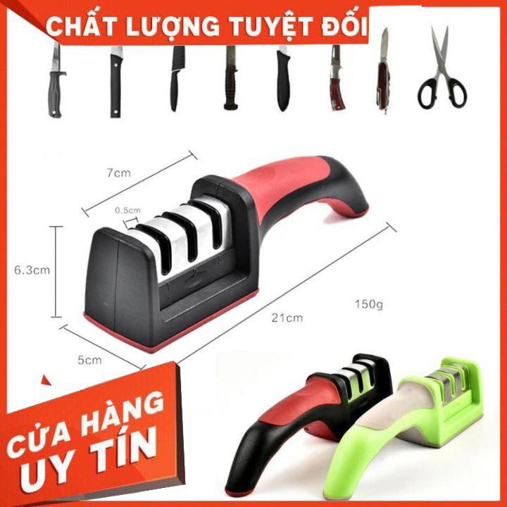 Dụng cụ mài dao kéo 3 cấp độ cầm tay Living C , mài dao nhanh bén siêu tiện lợi