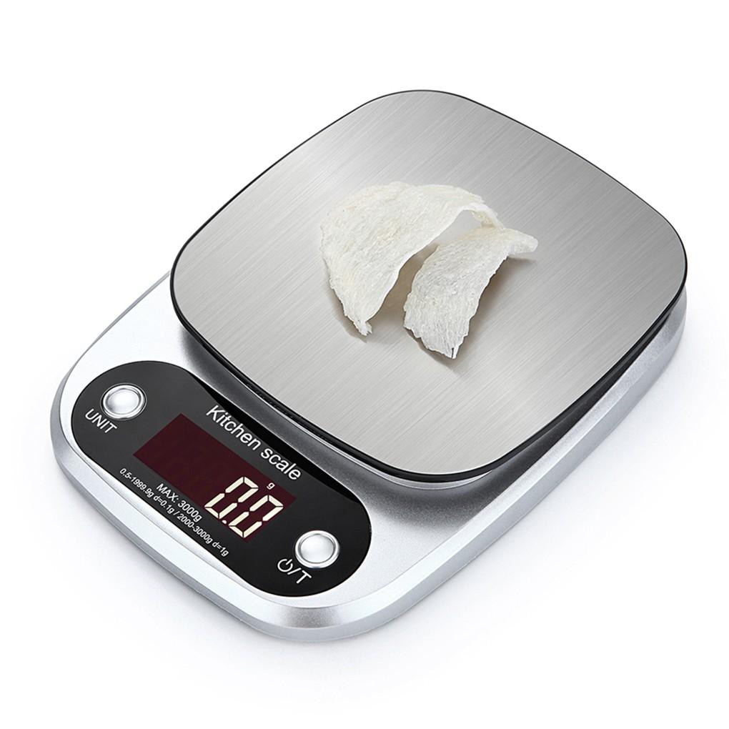 【VOLLTER】 10kg/1g Kitchen Scale Electronic Digital Balance Cuisine Cooking Measure Scale Stainless Steel Weighing Tool