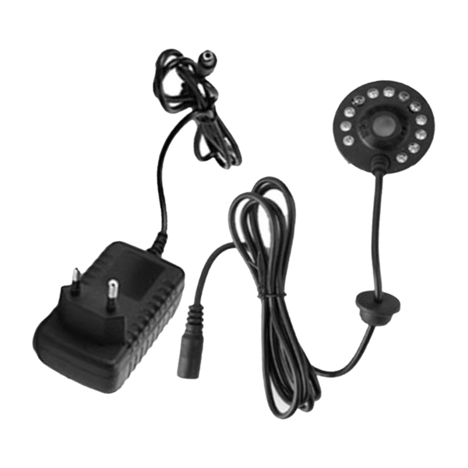 2-4pack Fogger Mister with Colorful Lights EU Adapter Plug