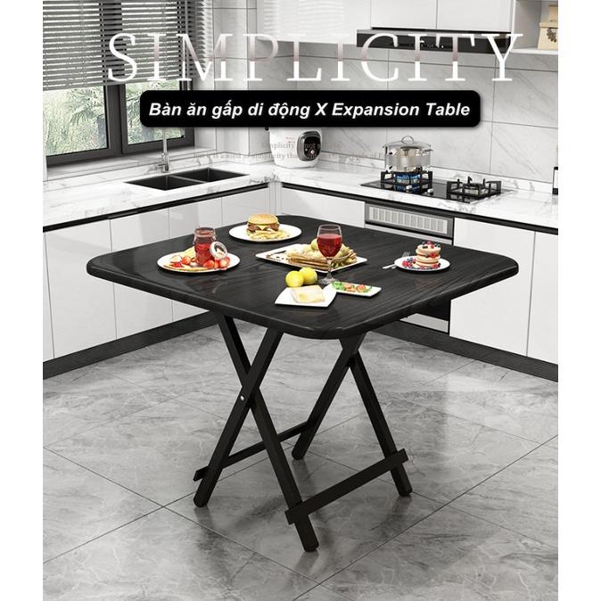 Bàn ăn gấp di động X Expansion Table - Home and Garden