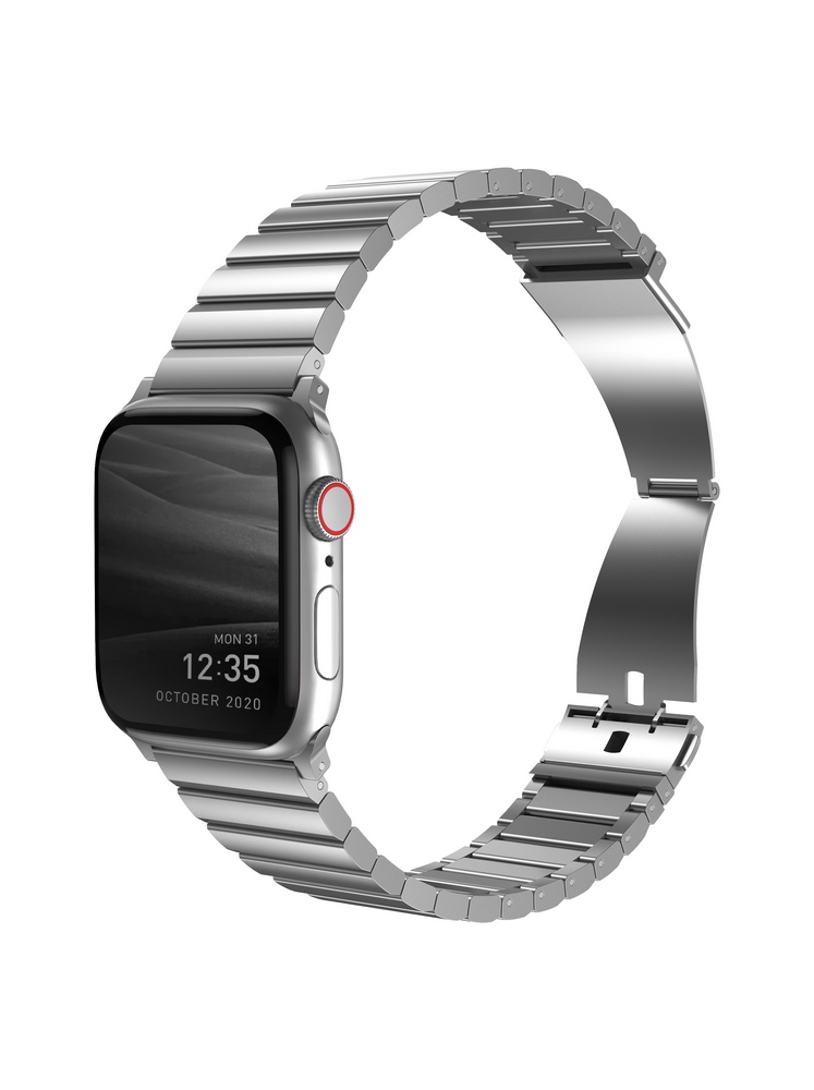 Dây Đeo UNIQ Strova cho Apple Watch Steel Link Band Size 49/ 45/ 44 MM_ Hàng Chính Hãng