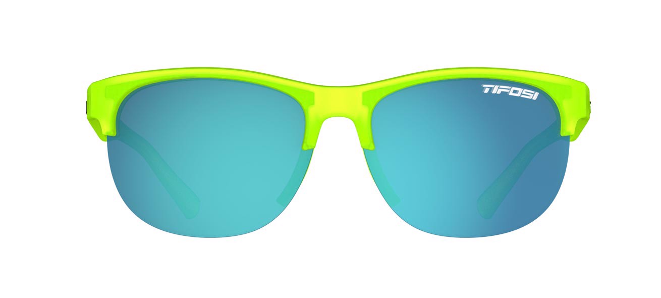 Kính Thể Thao Chạy Bộ TIFOSI SWANK SL SATIN ELECTRIC GREEN Tròng Sky Blue