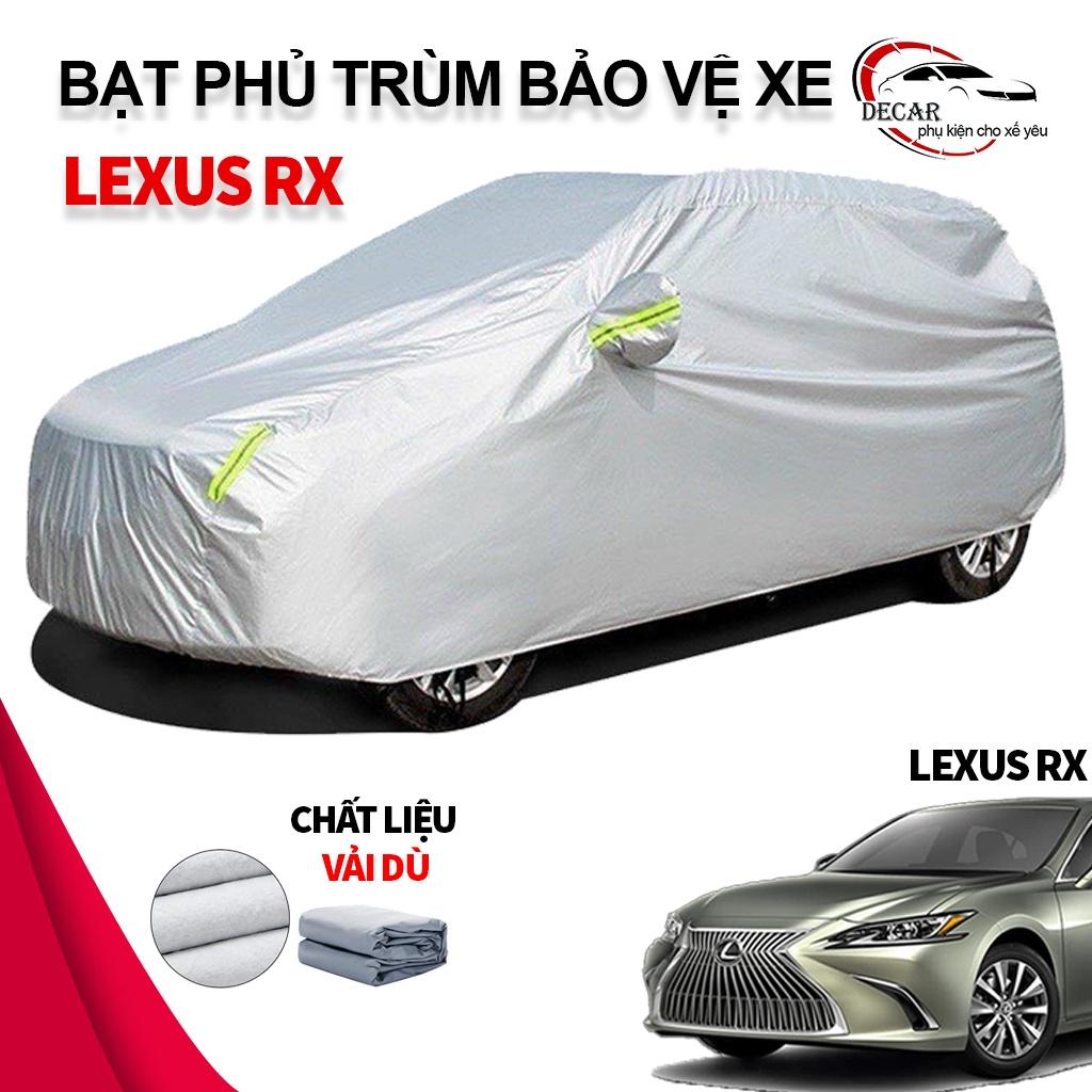 [LEXUS RX] Bạt phủ xe ô tô 3 lớp thông minh cho xe LEXUS RX, chất liệu vải dù oxford cao cấp, áo trùm bảo vệ xe che nắng