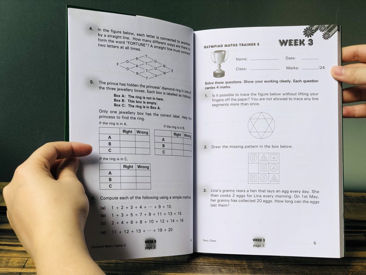 Sách: Olympiad Maths Trainer 3 - Toán Lớp 3 (8 - 9 tuổi) - á Châu Books