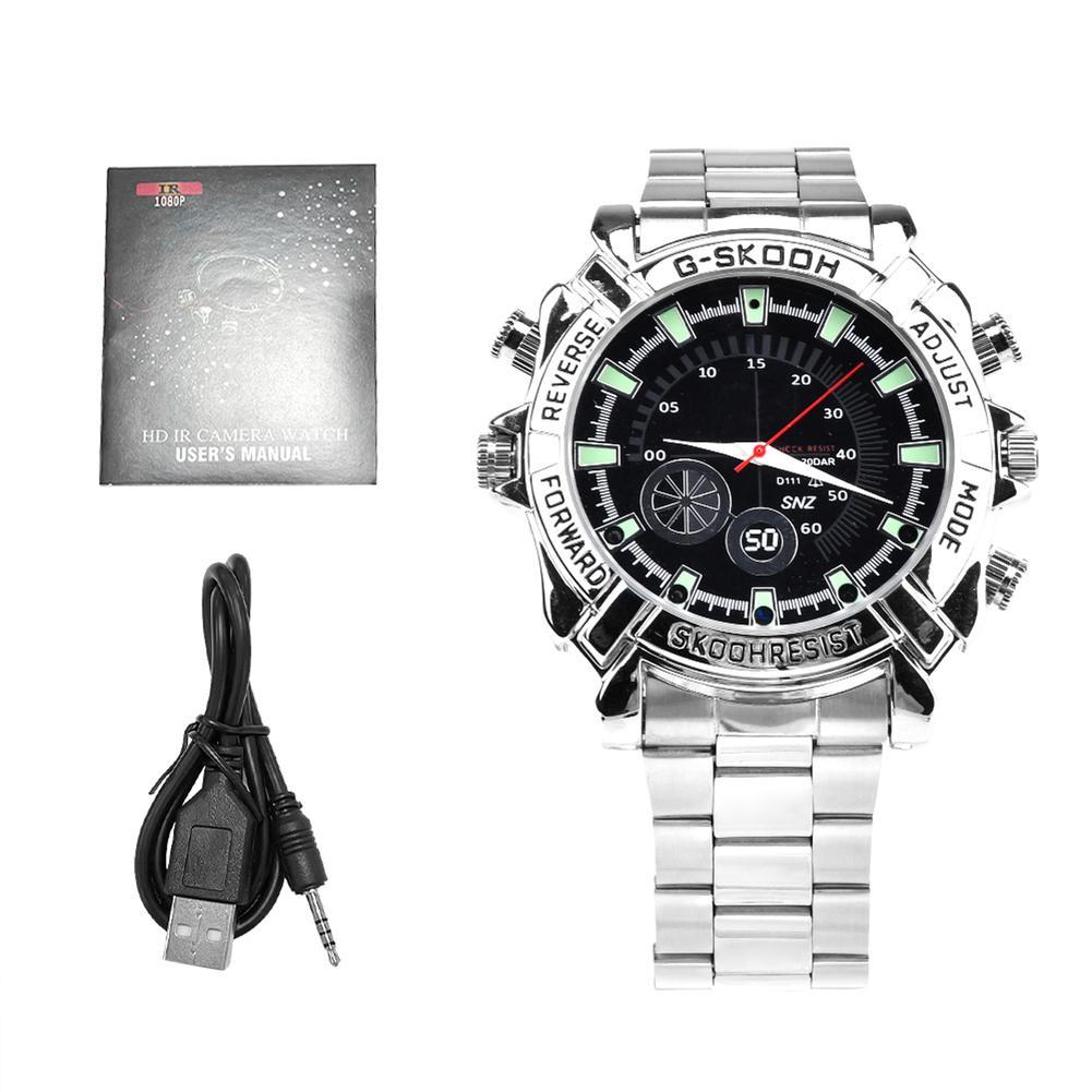 Camera WiFi Đồng Hồ Đồng Hồ Đầu Ghi Hình HD 1080P Đồng Hồ Máy Quay Nhìn Xuyên Đêm Camera Hành Động Cho Phút Họp Thể Thao