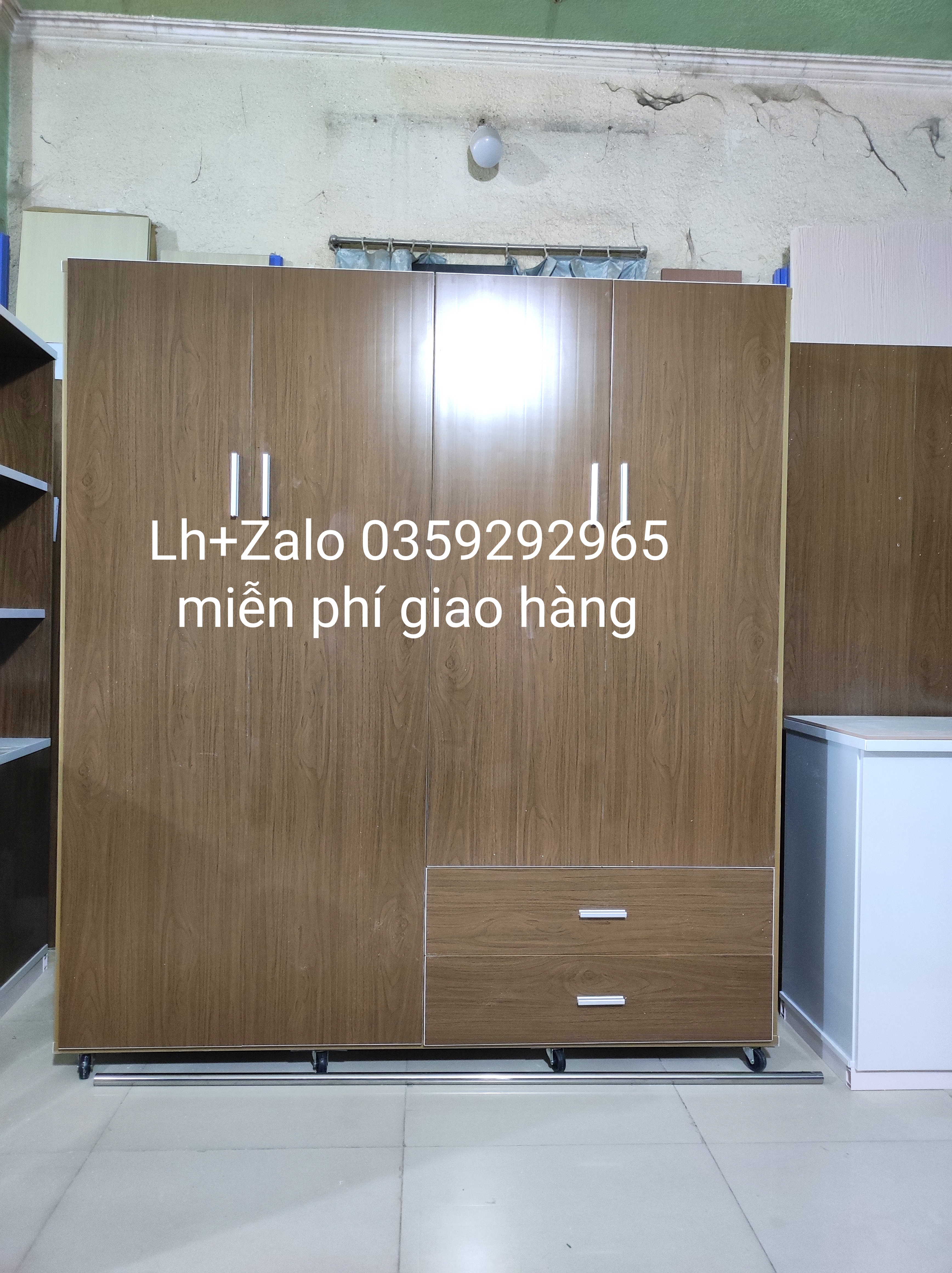 Tủ nhựa đài Loan 4 cánh