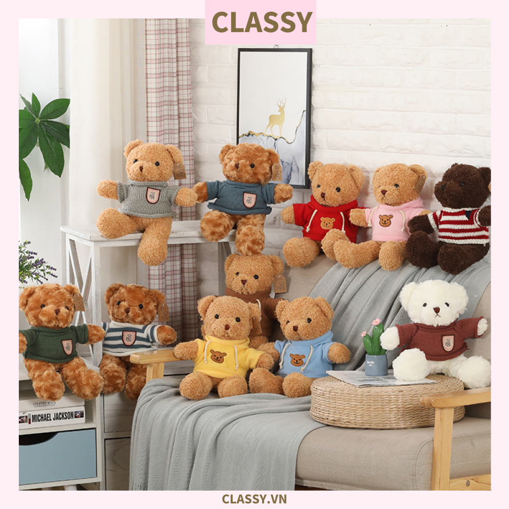 Classy Gấu bông Teddy mặc áo siêu êm siêu mịn B1375