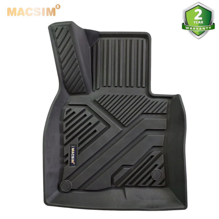 Thảm lót sàn xe ô tô MAZDA CX5 2018 - nay Nhãn hiệu Macsim chất liệu nhựa TPE đúc khuôn cao cấp - màu đen