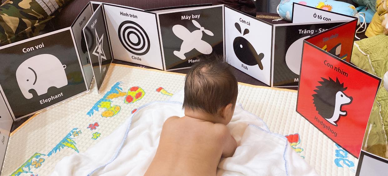 Flash Card: Kích thích thị giác cho trẻ từ 0 đến 3 tuổi