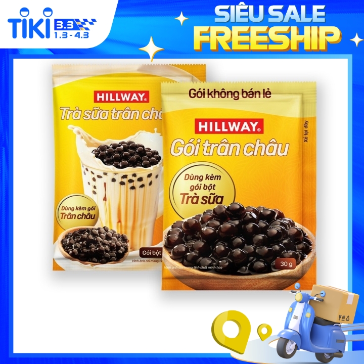 1 set Trà sữa Trân châu Hillway 52g