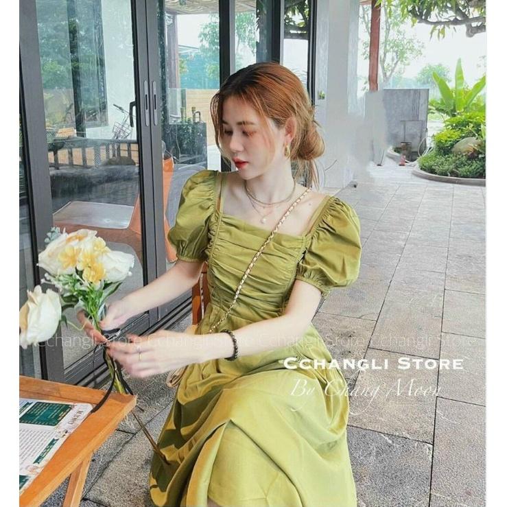 ĐẦM NỮ NHÚN TRƯỚC NGỰC MẶC 2 KIỂU