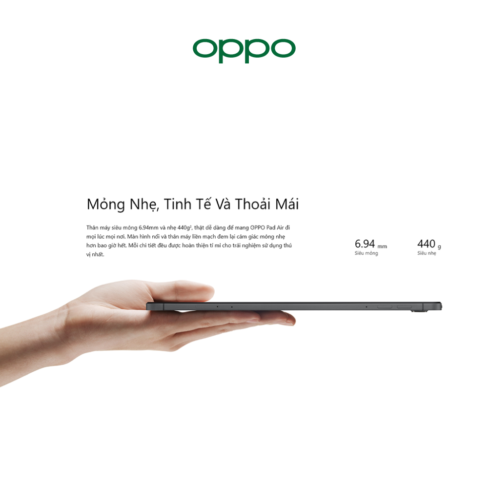 Hình ảnh  Máy tính bảng Oppo Pad Air (4GB/64GB) - Hàng Chính Hãng