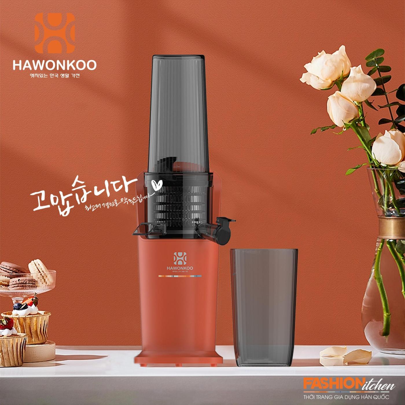 Máy Ép Chậm HAWONKOO SJH-001 150W 550ML Hàng Chính Hãng Bảo Hành 12 Tháng - Thương Hiệu Hàn Quốc