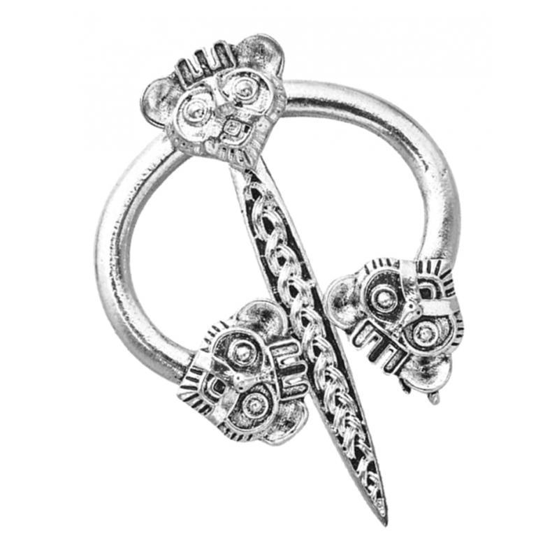 Viking Brooch Scarf Pin Corsage Charms Medieval Jewelry Clothes Badge