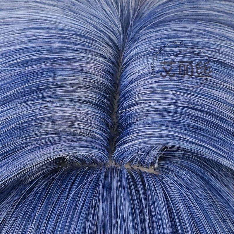 Wig/Tóc giả cosplay Layla - Genshin Impact màu xanh
