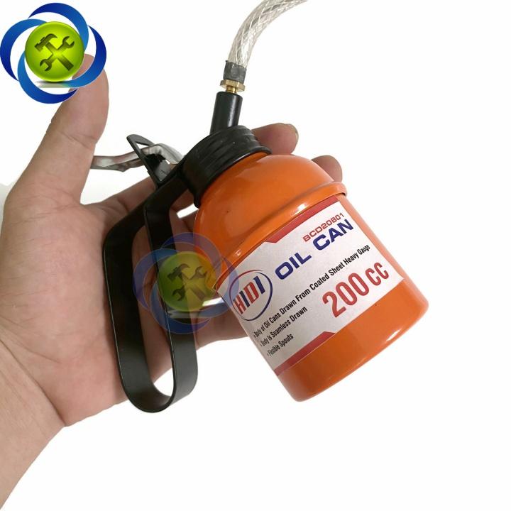 Bình châm nhớt sắt 200cc màu cam HIDI BCD20801