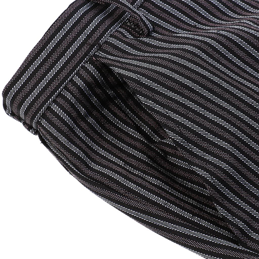 Professional Chef Trousers 2 Pockets Cotton Stripe Work Pants for Mens Womens