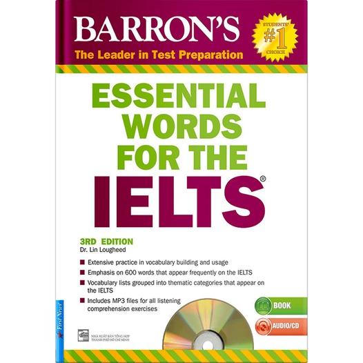 Barron's Essential Words For The IELTS (3rd Edition) + Flash Cards 600 Essential Words For The IELTS - Bản Quyền