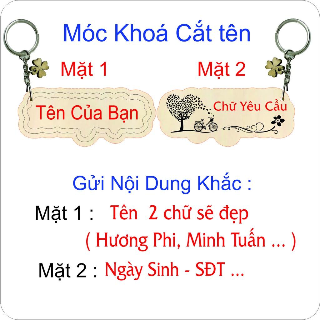 Móc Khóa Khắc Tên Theo yêu Cầu