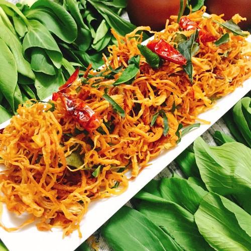 KHÔ GÀ LÁ CHANH | ĐỒ ĂN VẶT NÀNG KHÔ