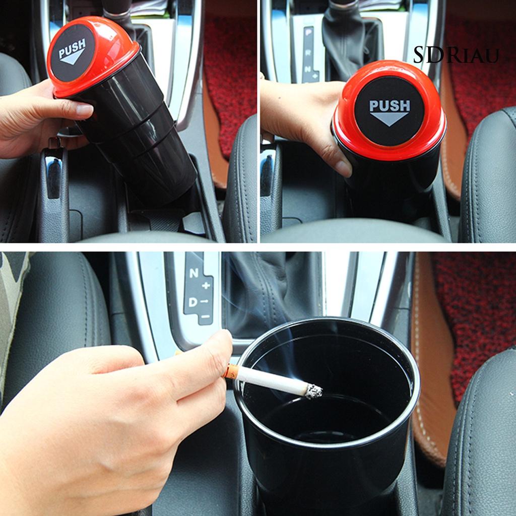 Thùng Rác Mini Có Nắp Đậy Tiện Lợi Cho Xe Hơi Ốp