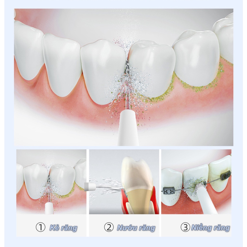 Máy Tăm Nước Professional Cordless Oral Irrigator 6 Level