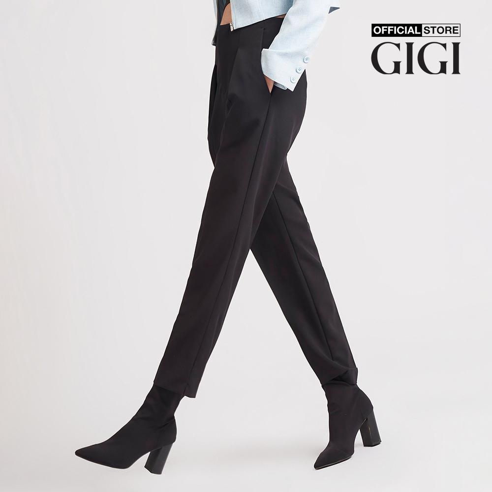 GIGI - Quần tây nữ phom suông nhấn li thời trang G3205P222306