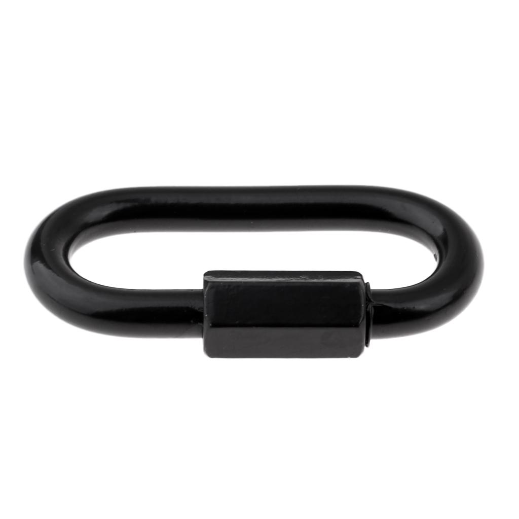 Thép Không Gỉ Liên Kết Nhanh Chuỗi Vít Fastener Móc Khóa Carabiner