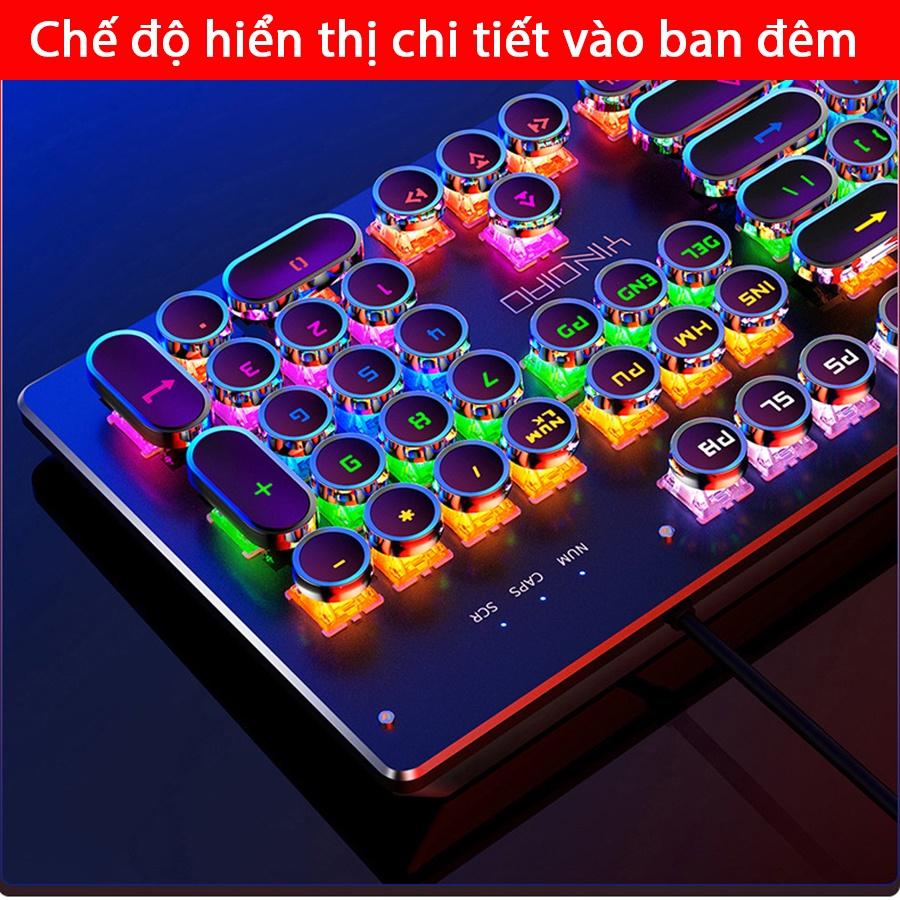 Bàn phím cơ Coputa Bàn phím máy tính laptop gaming Full LED RGB T907